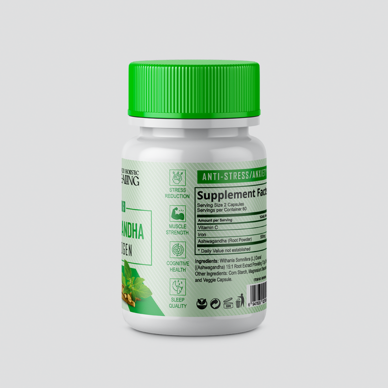 Ashwagandha Withania Somnifera Capsules - Image 2