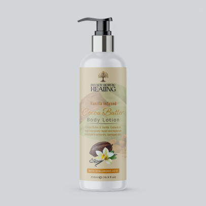 Royalty Holistic Healing® Cocoa Butter Body Lotion - Luxurious Moisture for Dry, Damaged Skin